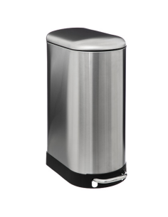 CUBO PEDAL SLIM METAL INOX 30 L.