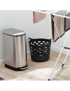 CUBO PEDAL SLIM METAL INOX 30 L. 2