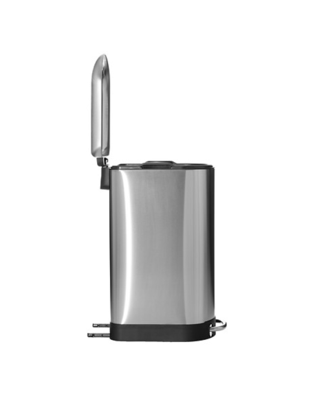 CUBO PEDAL SLIM METAL INOX 30 L.