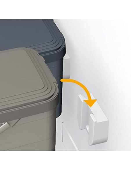 CUBO BASURA ASA GRIS 14 L.