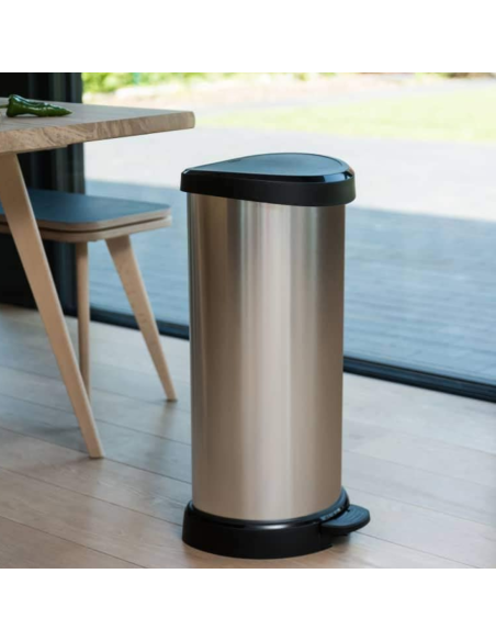 CUBO PEDAL METALIZADO DECOBIN 40 L.