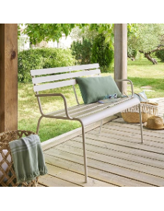 BANCO ACERO GREENSBORO ARCILLA 2