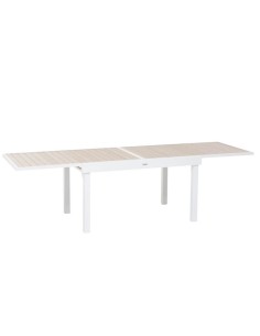 MESA EXTENSIBLE ALUMINO PIAZZA BLANCO