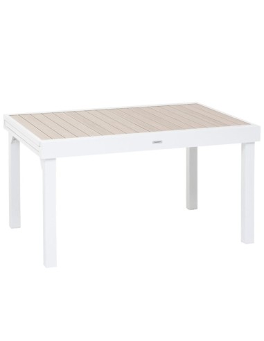 MESA EXTENSIBLE ALUMINO PIAZZA BLANCO