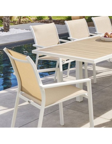 SILLA JARDIN ESSENTIA BLANCO/LINO