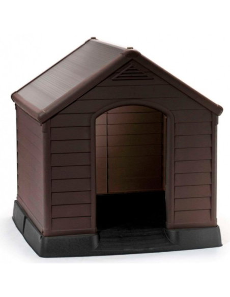CASETA PERRO KETER RESINA MARRON