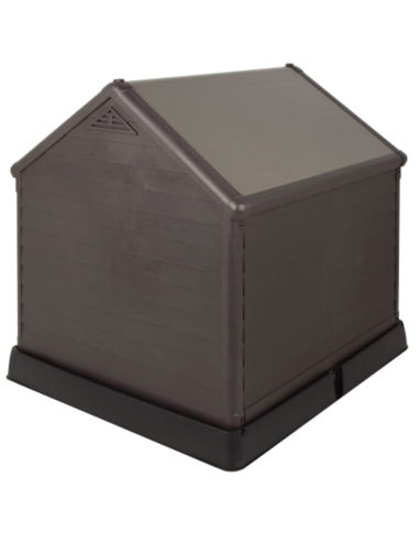 CASETA PERRO KETER RESINA MARRON