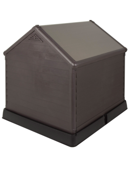 CASETA PERRO KETER RESINA MARRON