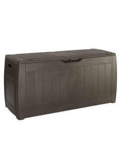 BAÚL EXTERIOR RESINA MARRÓN 270 L.