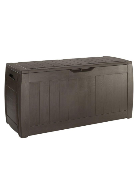 BAÚL EXTERIOR RESINA MARRÓN 270 L.