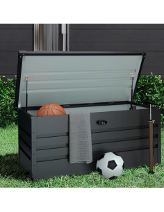 BAÚL EXTERIOR METÁLICO ANTRACITA 450 L. 2