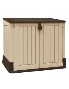 COBERTIZO RESINA BEIGE/MARRÓN SIO 880 L.