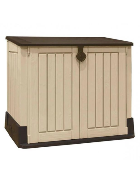 COBERTIZO RESINA BEIGE/MARRÓN SIO 880 L.