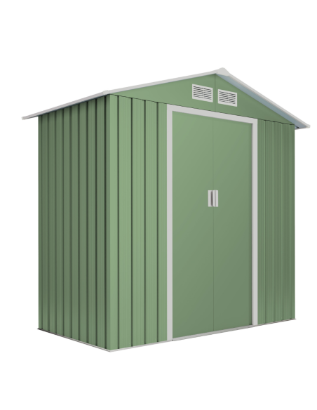 CASETA EXTEIROR METAL VERDE