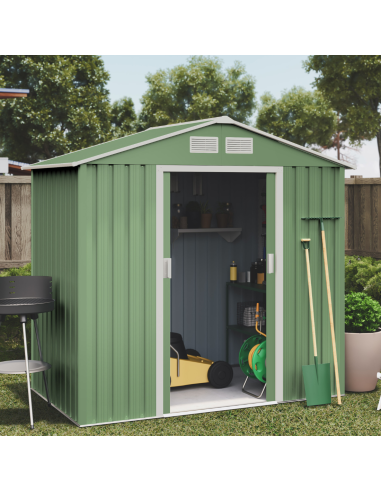 CASETA EXTEIROR METAL VERDE