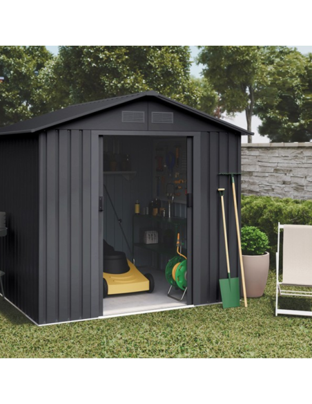 CASETA EXTERIOR METAL ANTRACITA