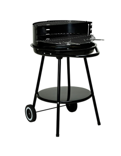 BARBACOA REDONDA CARBÓN + RUEDAS