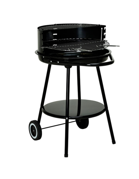 BARBACOA REDONDA CARBÓN + RUEDAS