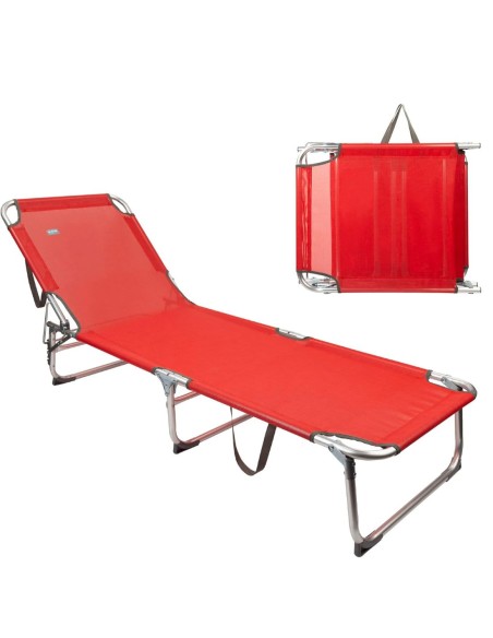 TUMBONA PLEGABLE ROJO AKTIVE