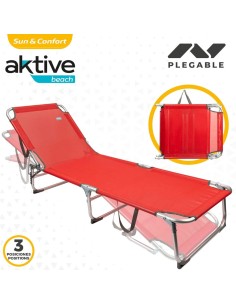 TUMBONA PLEGABLE ROJO AKTIVE 2