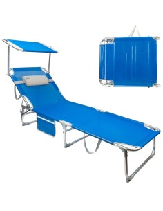 TUMBONA PLEGABLE AZUL PARASOL AKTIVE