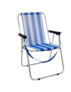 SILLA PLAYA PLEGABLE FIJA AZUL