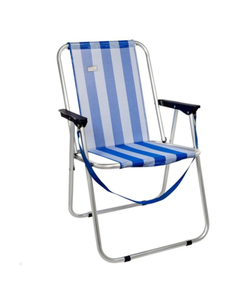 SILLA PLAYA PLEGABLE FIJA AZUL