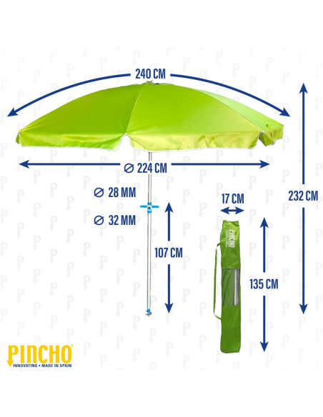 SOBRILLA PLAYA LIMA Ø2,4M.