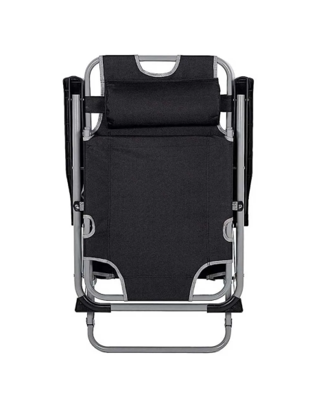 SILLÓN TUMBONA NEGRO AKTIVE