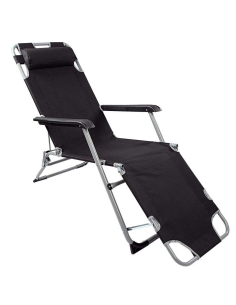 SILLÓN TUMBONA NEGRO AKTIVE