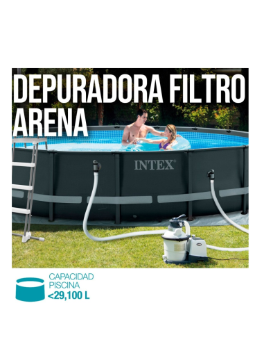 DEPURADORA ARENA/VIDRIO 5700L/H INTEX SX1500