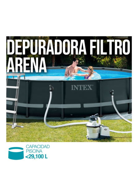 DEPURADORA ARENA/VIDRIO 5700L/H INTEX SX1500