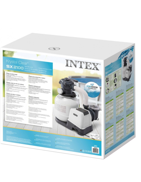 DEPURADORA ARENA/VIDRIO 12.000L/H INTEX SX3200