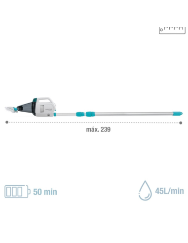 ASPIRADOR LIMPIAFONDOS BATERÍA PISCINA