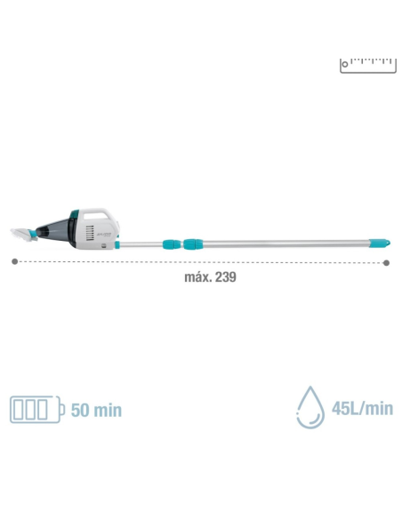 ASPIRADOR LIMPIAFONDOS BATERÍA PISCINA