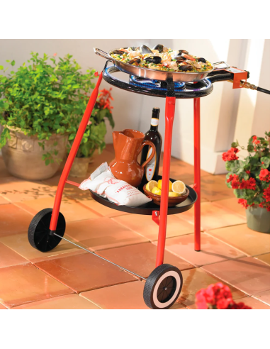 SET PAELLERO + PATAS + PAELLERA ANDREU