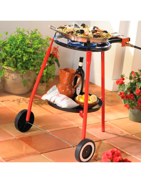 SET PAELLERO + PATAS + PAELLERA ANDREU