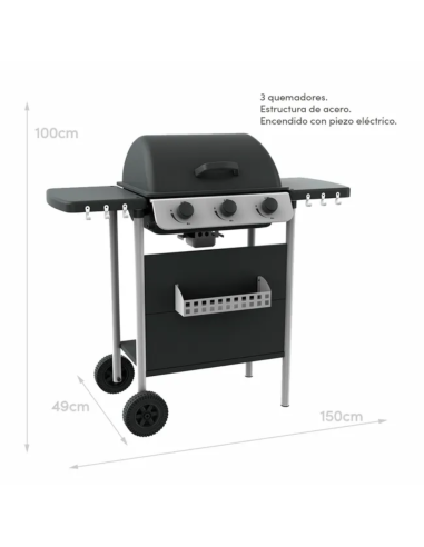 BABACOA GAS 3 FUEGOS ANNIKA