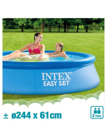 PISCINA HINCHABLE Ø244x61 + DEPURADORA