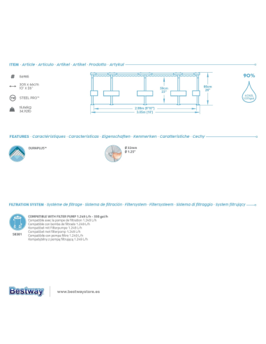 PISCINA INFANTIL TUBULAR SELVA