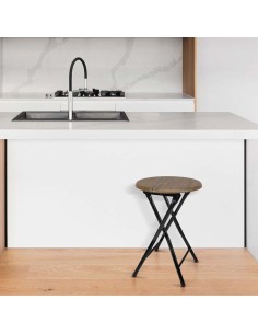 TABURETE BAJO PLEGABLE MADERA 2