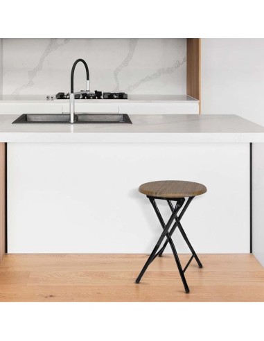 TABURETE BAJO PLEGABLE MADERA