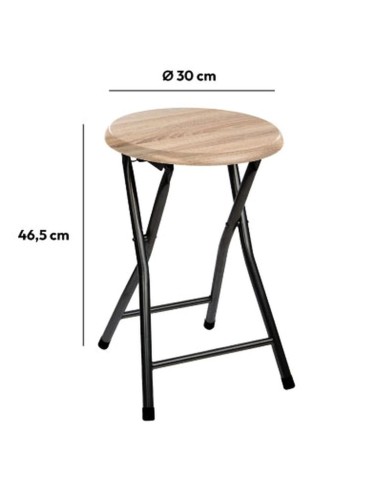 TABURETE BAJO PLEGABLE MADERA