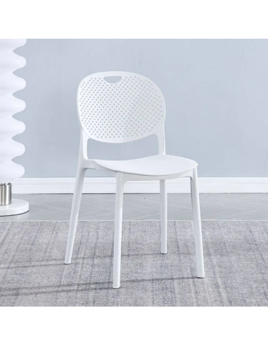 SILLA COCINA APILABLE BLANCO