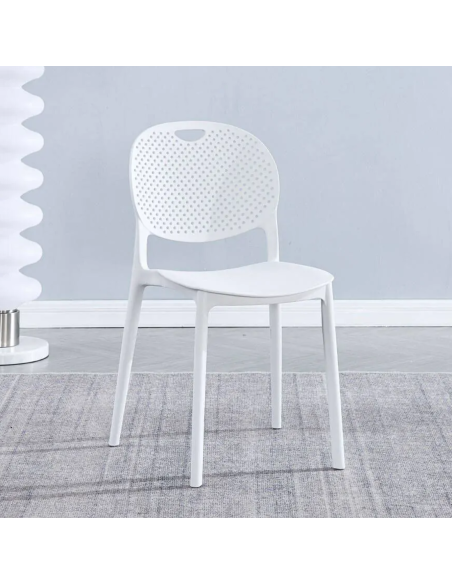 SILLA COCINA APILABLE BLANCO