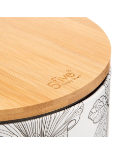 PAPELERA BAÑO FLORAL 2