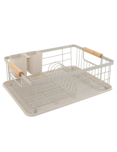 ESCURREPLATOS RETRO BEIGE