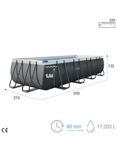 PISCINA RECTANGULAR ULTRA XTR 26356NP