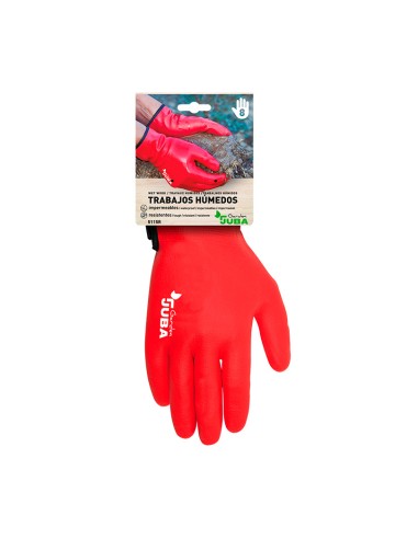 GUANTE NITRILO ROJO