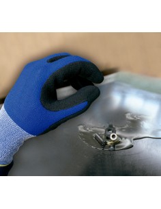 GUANTE BIPOLIMERO AZUL 2